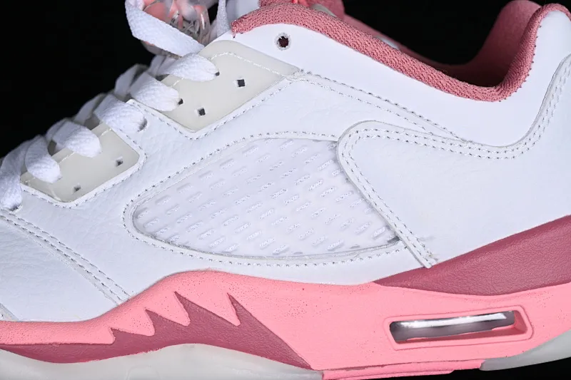 All categories Air Jordan Jordan series basketball shoes Air Jordan 5 Air Jordan Retro Low AJ5 Joe 5 white and pink low-top basketball shoes DX4390-116